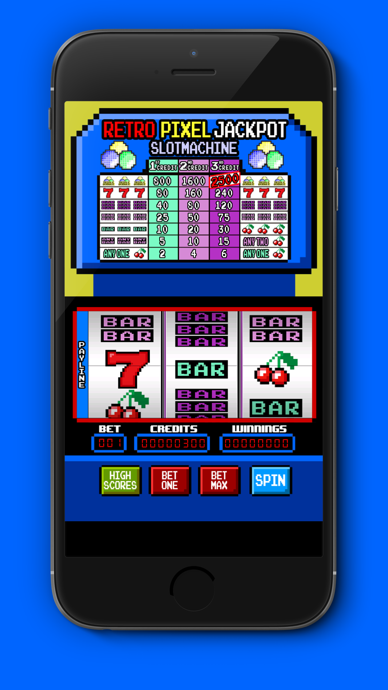 Free Retro Pixel Slot Machine screenshot 3