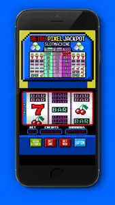 Free Retro Pixel Slot Machine screenshot #3 for iPhone