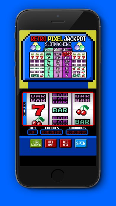 Screenshot #3 pour Free Retro Pixel Slot Machine