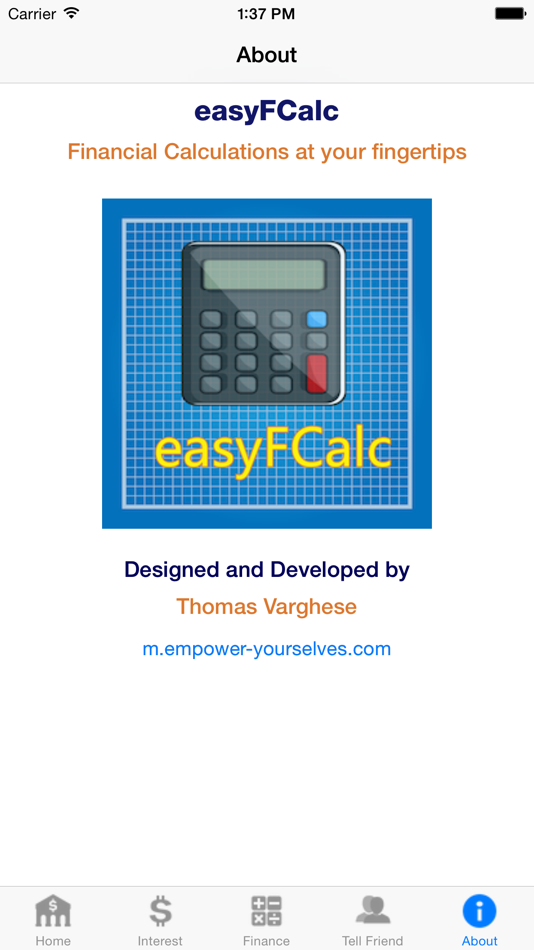 #5. easyFCalc (iOS) 来自: etsinfotech.com