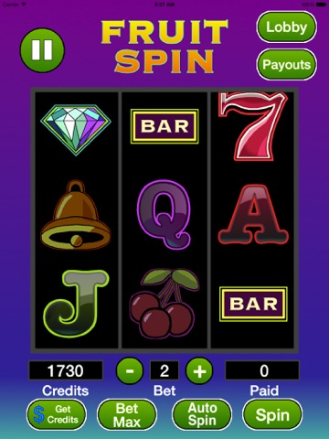 Awesome Fruit Spin iPad screenshot