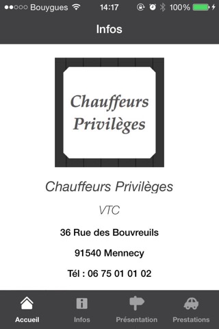 Chauffeurs Privilèges screenshot 2