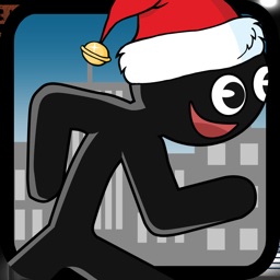 Stick-Man Santa-Claus Holiday Town Dash for Kid-s