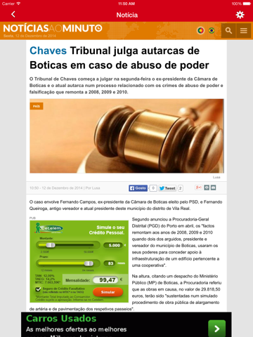 Screenshot #5 pour Últimas Notícias