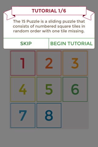 Fifteen Puzzle Classic - The sliding tiles game screenshot 2