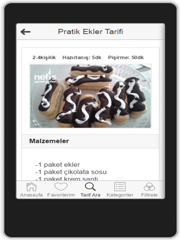 Screenshot #5 pour Yemek Tarifleri Bul