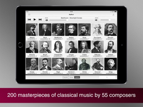 Screenshot #1 for Masterpieces of classical music.