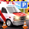 'Ambulance 3D Parking Simulator - Real Emergency Car Driving Simulator Racing Games