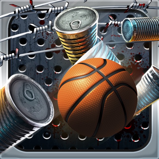 Shoot Hoops Basketball Toss Game 3D - Real Knockdown Cans Flick Game