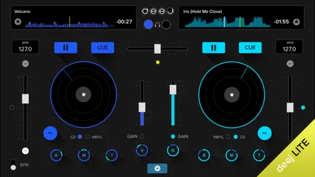 deej Lite - DJ turntable. Mix, record & share your music