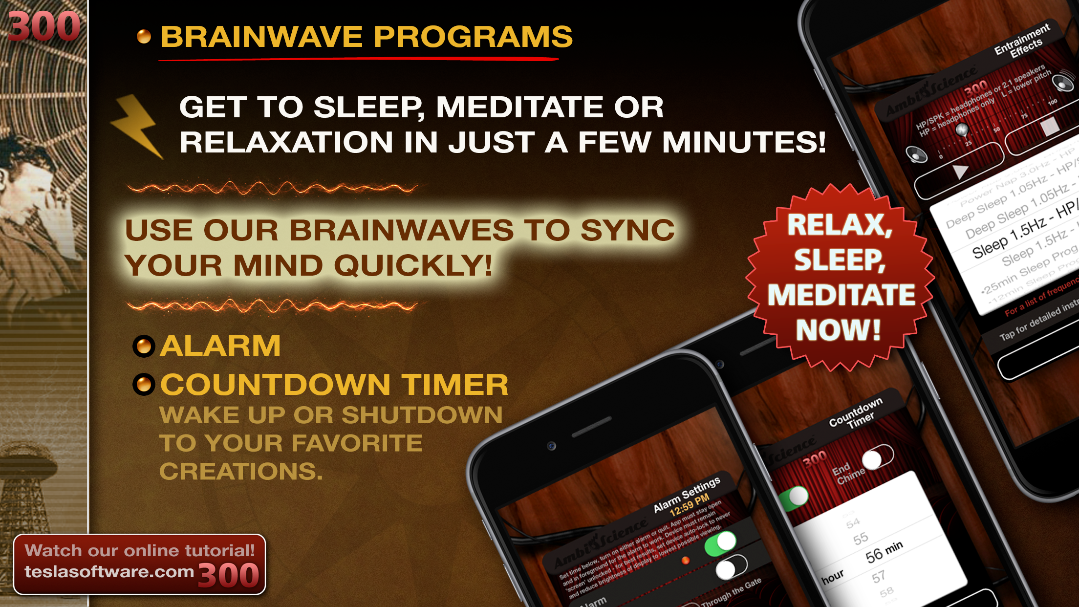 300! | AmbiScience™ LITE :: White Noise, Brainwaves, Relaxing Music and Sound Effects! screenshot 3