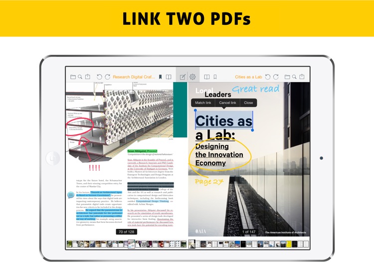 Easy Annotate - Split Screen Dual PDF Editor for Annotating and Linking Two Documents screenshot-0