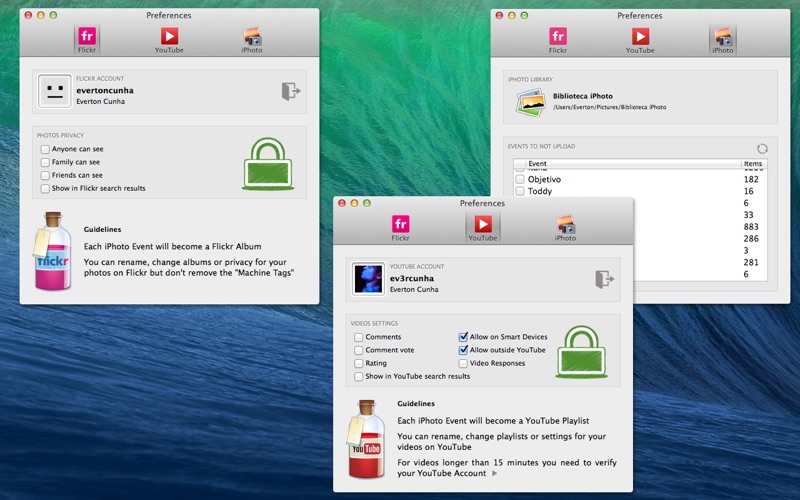 Screenshot #2 pour Vita - Sync iPhoto to Flickr and YouTube