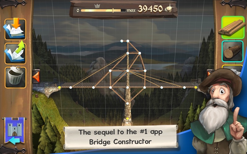 bridge constructor medieval iphone screenshot 2