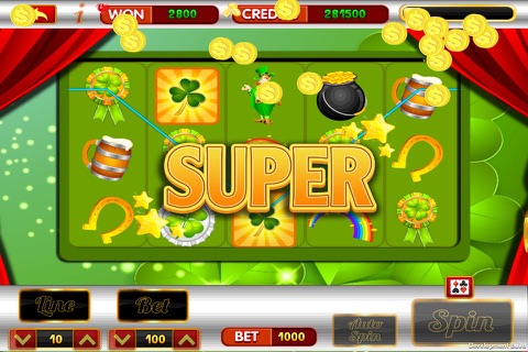 Lucky Irish Riches Bonanza Slots in Vegas Jackpot Casino Slot Machine Pro screenshot 2