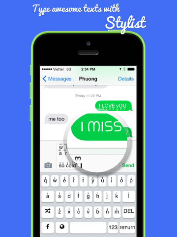 Screenshot #4 pour Stylist Fonts Keyboard