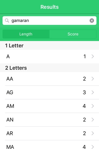 Anagram Solver screenshot 2