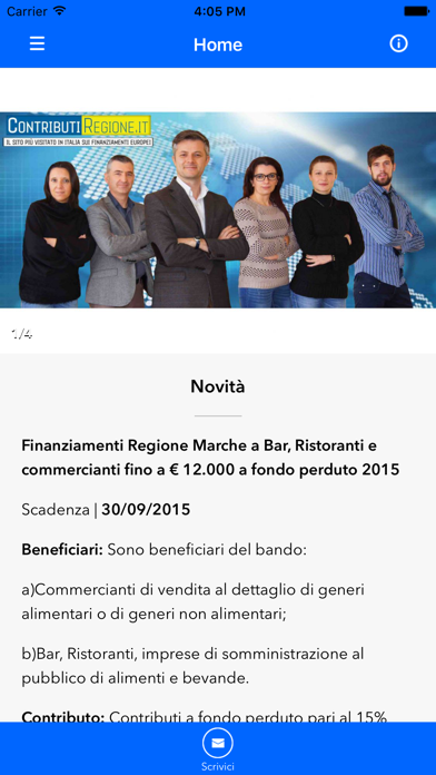 Screenshot #1 pour ContributiRegione