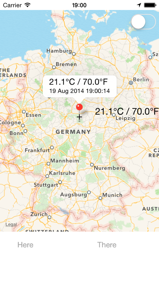 Map Thermometer (iOS) Podle: SHIGETO TAKAGI Map Thermometer (iOS) Podle: SHIGETO TAKAGI