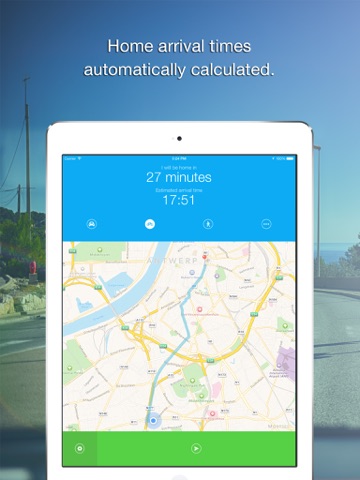Screenshot #4 pour Coming Home - Share ETA (Send your arrival time.)