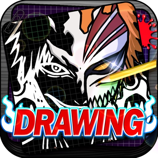 Drawing Desk Manga : Draw & Paint Bleach Coloring Book For Kids