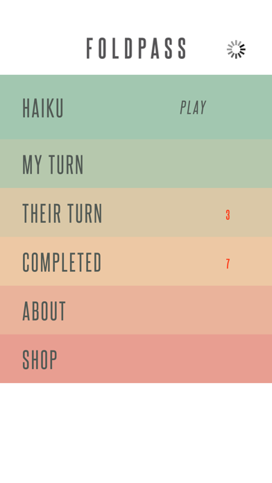 Screenshot #2 pour Foldpass - Creative Haiku Writing Game