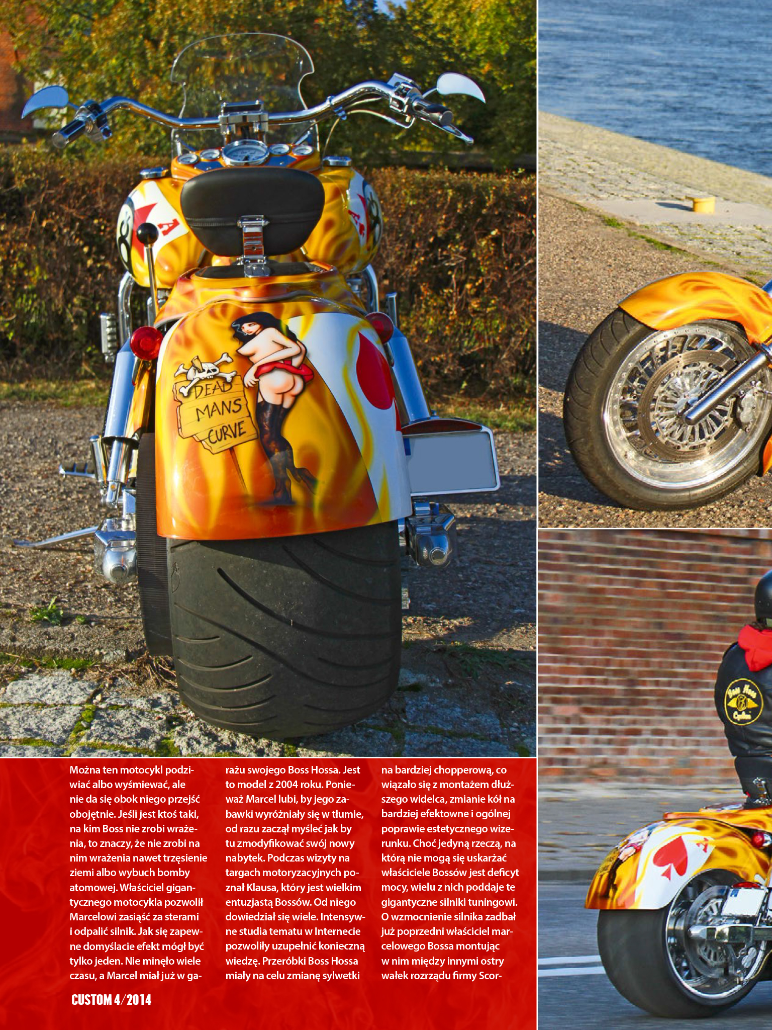 Custom magazyn motocyklowy