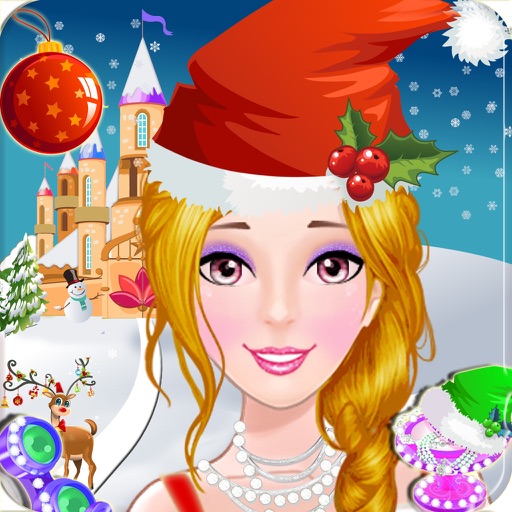 Christmas Princess Girls Games icon