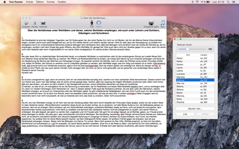 Screenshot #1 pour Text Reader