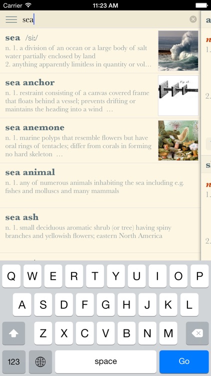 Dictionary+ HD: Elegant offline dictionary with images
