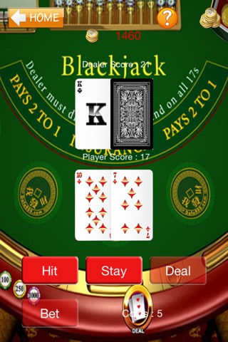 21 day Casino VIP Entrance - Blackjack Free screenshot 3