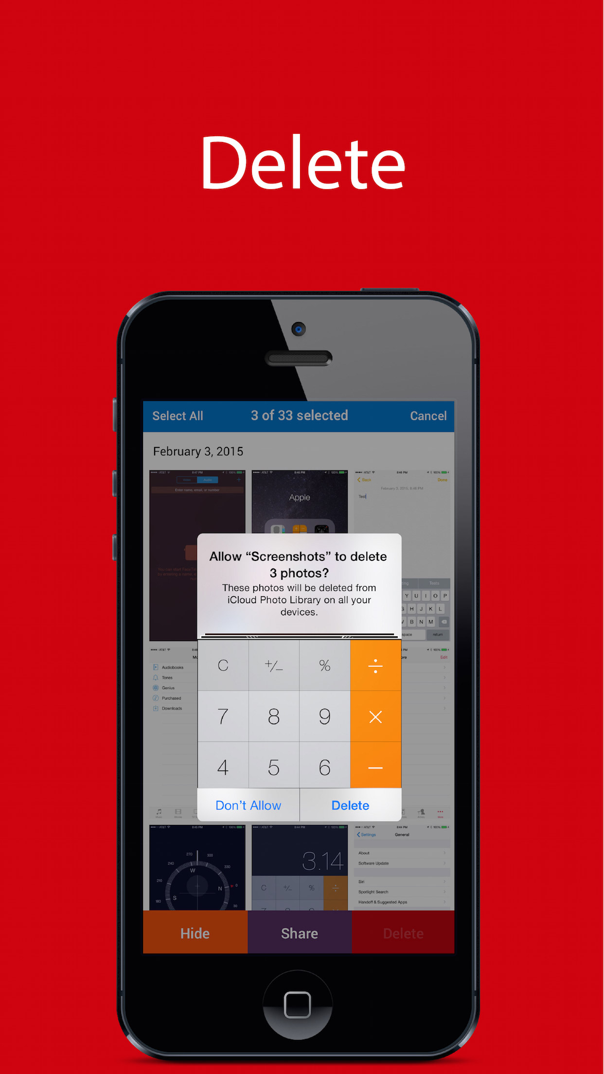 Screenshots - Find, Share, and Delete Screenshots
