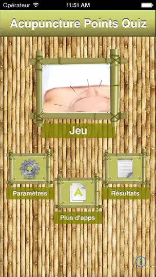 Capture d'écran de Acupuncture Points Quiz sur iPhone 1