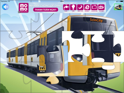 Smart Puzzle Jigsaw Game for Kids and Pupil iPad screenshot