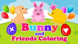 Game screenshot Bunny and Friends Coloring mod apk