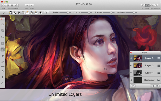 ‎Mybrushes-Sketch, Paint, Design Screenshot