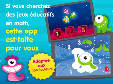 Screenshot #6 pour Extra-terrestres & Nombres - jeux éducatif de math apprendre des chiffres, a compter & base mathématiques pour les enfants et le bébé