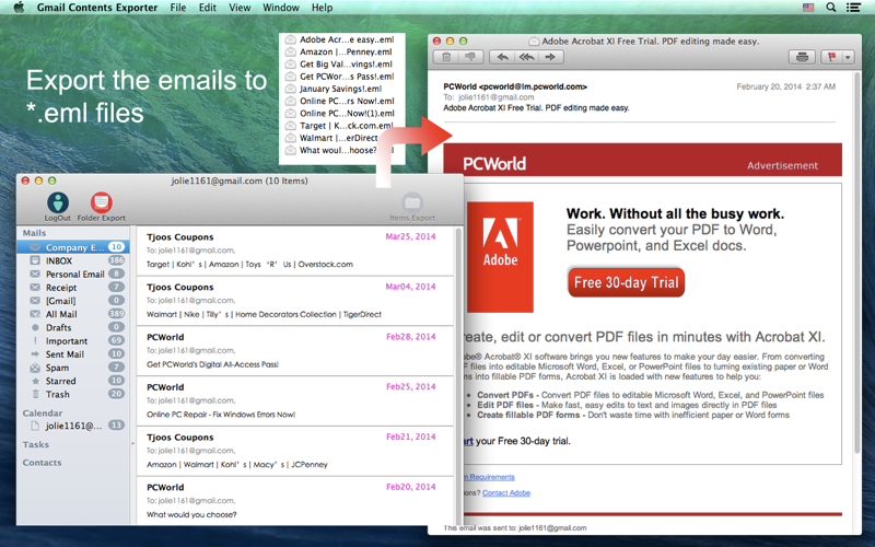 Gmail Contents Exporter thumbnail 3