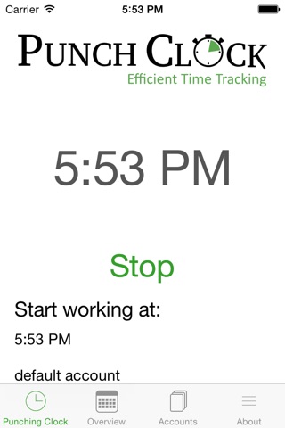 PunchClock - efficient time tracking screenshot 2