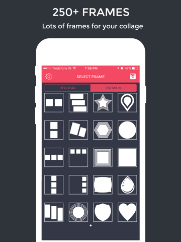 Screenshot #5 pour Pixjoint - Picture collage & Photo Editor with Camera Effects