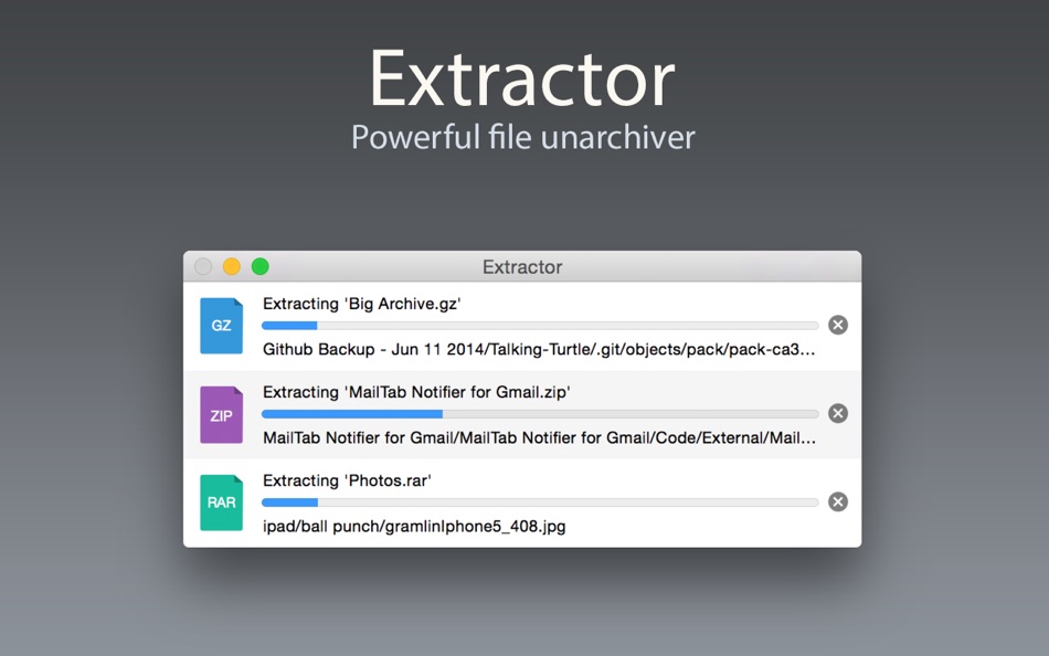 Extractor - Unarchive Files - 1.5 - (macOS)