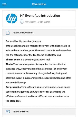 HP Event screenshot 3