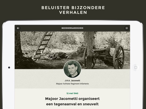 Screenshot #5 pour De slag om de Grebbeberg - Interactieve route