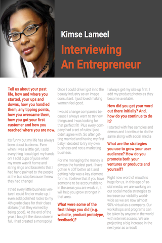 Mothers Joint Magazine - featuring inspiring business owners for the Entrepreneur and some light read for the Mother in you. screenshot 2