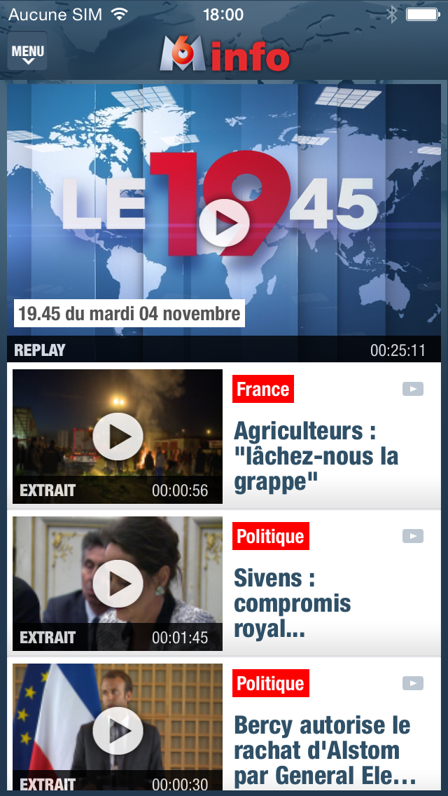 Screenshot #2 pour M6info