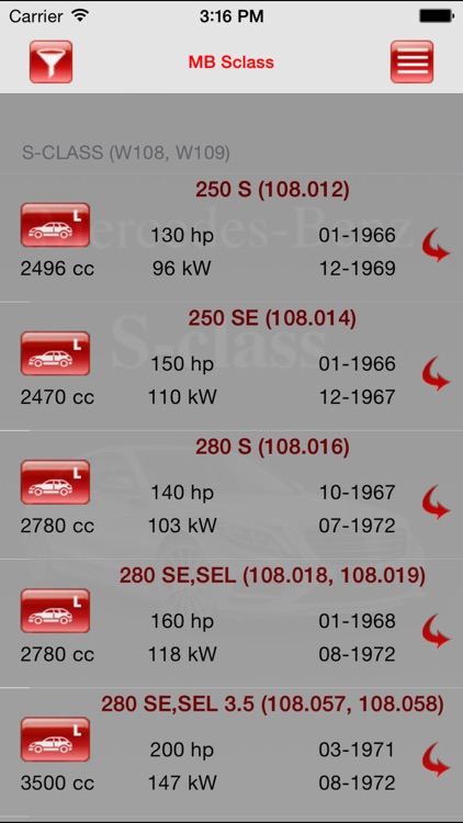 Autoparts Mercedes-Benz S-class