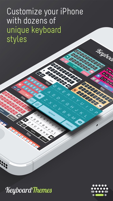 キーボードテーマ - iPhone＆iPad（iOS8版）のためのカスタムカラーキーボード＆フォントスタイル のスクリーンショット