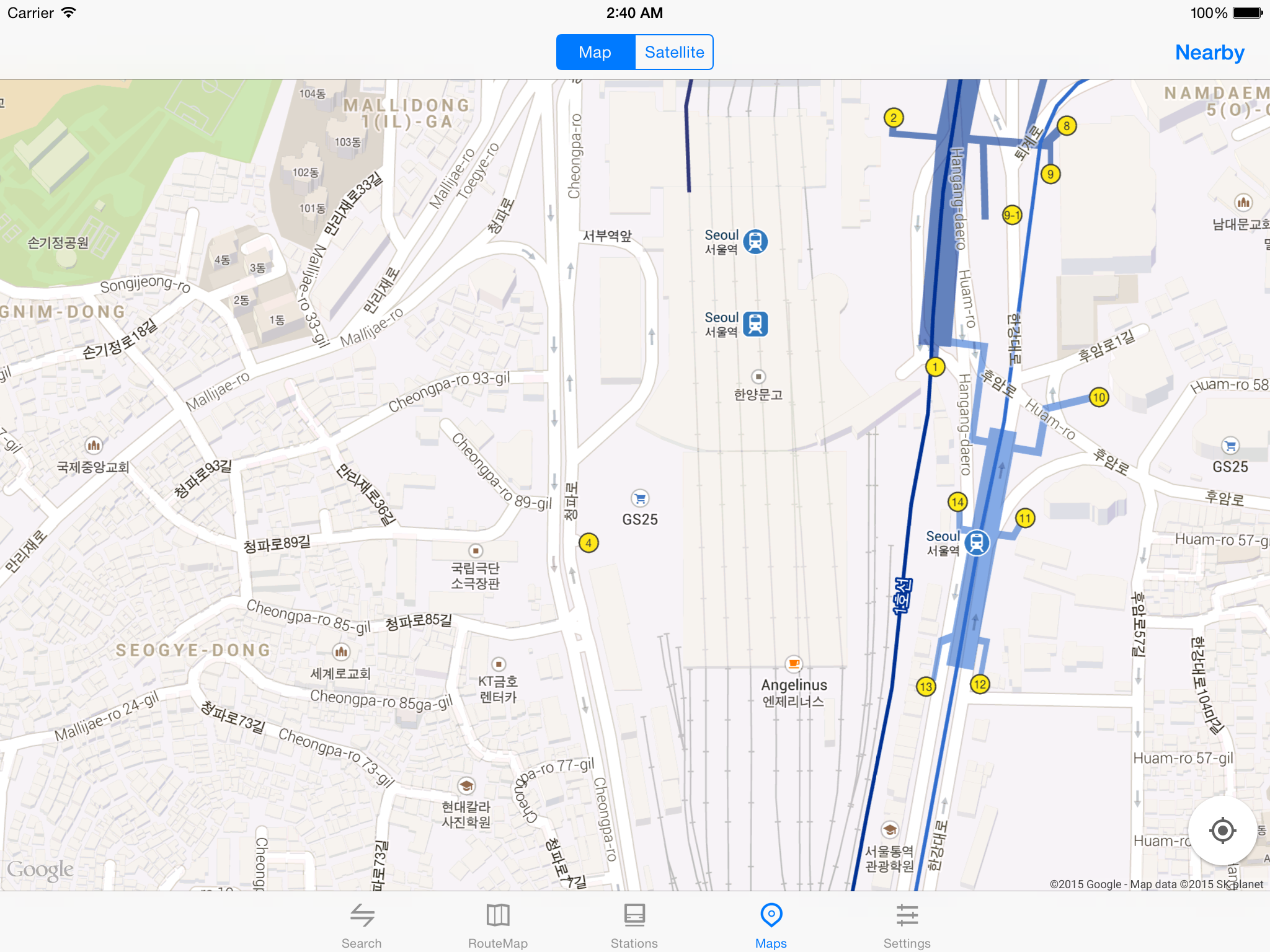 Metro Seoul Subway screenshot 10