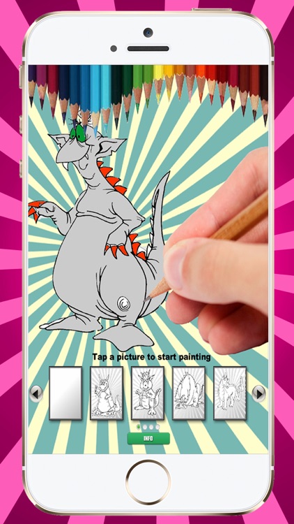 Coloring Book Dragons