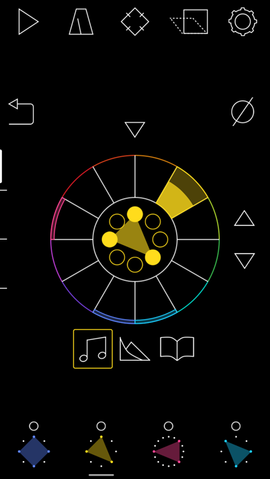 Rhythm Necklace - Geometric Sequencer iPhone screenshot 2 - Music app